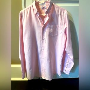 Izod boys size 20 pink button down shirt